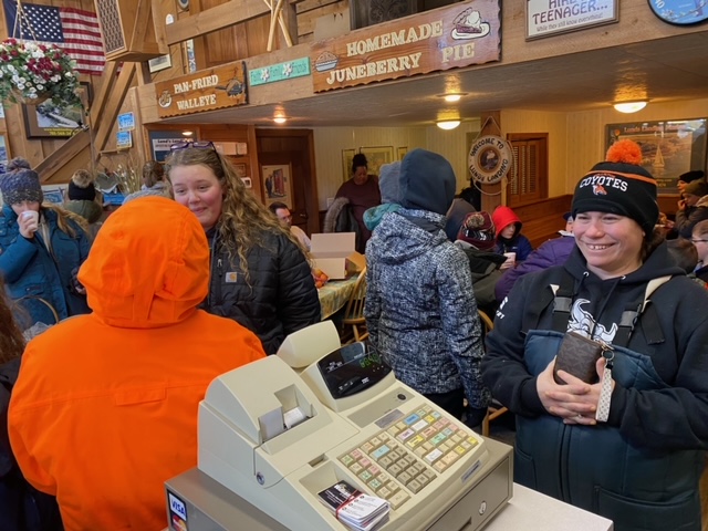 Romantic sunset over Lake Sakakawea